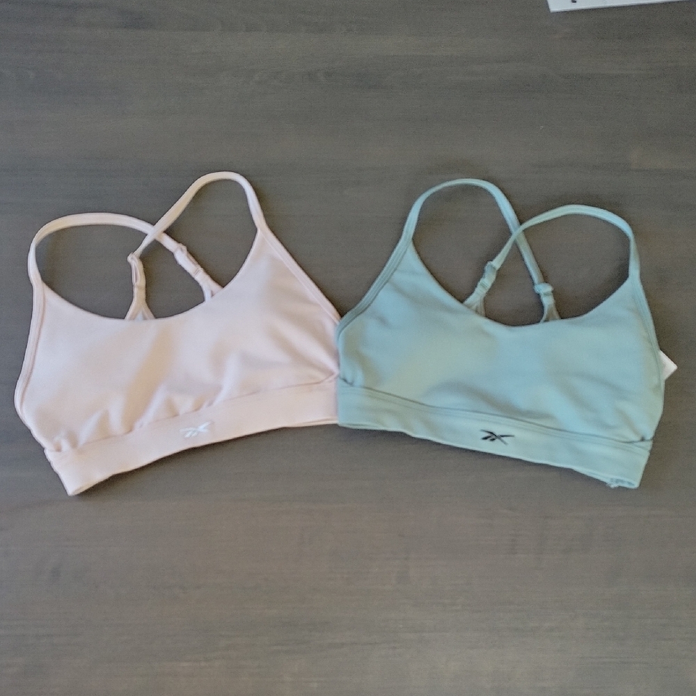 Reebox Lux Strappy Sports Bra Bundle
